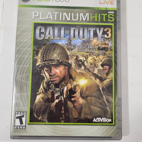 XBox 360 Platinum Hits Call of Duty 3 -- ITEM #1335 - Picture 1 of 3